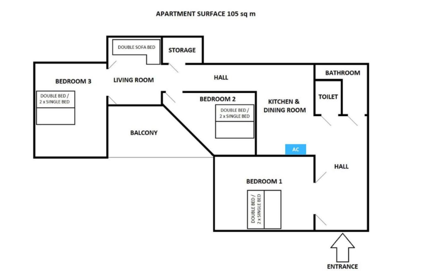 Modern Pilsudskiego Street Appartement Krakau